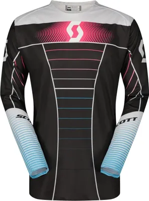Produktbild von Scott Podium Pro Blue Motocross Jersey, blau/pink, L