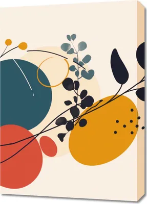 Produktbild von Bild 50x70cm Naturkolage