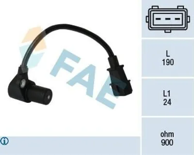 Produktbild von FAE 79046 Kurbelwellensensor Impulsgeber für LAND ROVER Freelander SUV (L314)