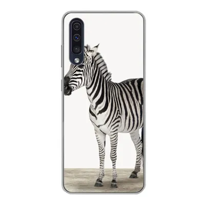 Produktbild von MuchoWow® Handyhülle Schutzhülle Hülle für Samsung Galaxy A30s Zebra - Mädchen - Tiere - Kinder - Jungen Silikon Softcase Handy Hülle - Karteninhaber