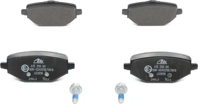 Produktbild von ATE Bremsbeläge Satz Hinten für RENAULT Megane IV Grandtour (K9A/M/N) 13.0470-2656.2