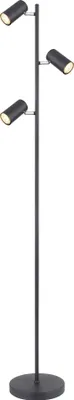 Produktbild von Stehleuchte Luvio 3 flammig GU10 scwharz Aluminium 155CM