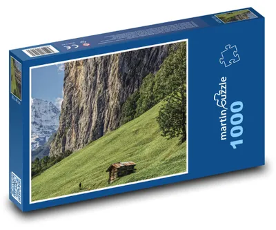 Obrázek produktu pro Puzzle 1000 Horská chata v údolí - martinpuzzle