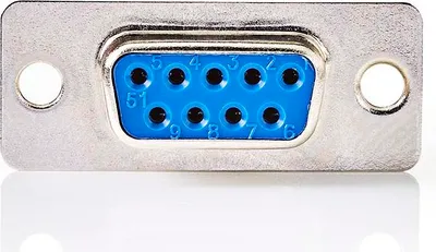 Immagine prodotto di Montaggio su telaio D-Sub | D-SUB a 9 pin femmina | Argento | Scatola