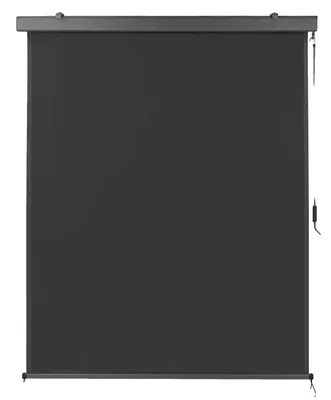 Obrázok produktu pre Výsuvná vertikálna markíza, odolná voči UV žiareniu, manuálne ovládanie, sivá 140 cm x 250 cm