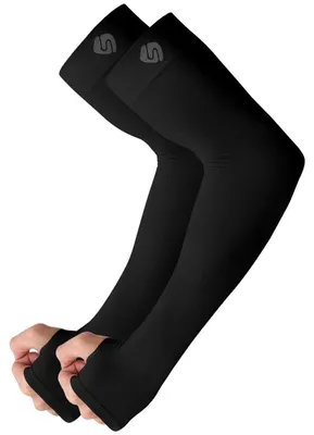 Produktbild von Armstulpen UV-Sonnenschutz Kühlende Kompressionsstulpen Sport 1 Paar L Schwarz