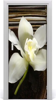 Produktbild von Tulup Türaufkleber 85x205 cm Dekorative Aufkleber Selbstklebend Wasserdichte Tapete Abnehmbar Schlafzimmer Wohnzimmer Wohnkultur - Orchidee
