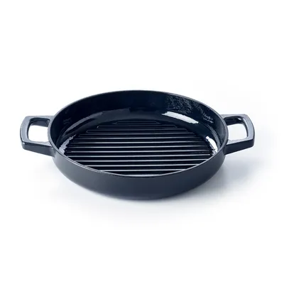 Produktbild von BEKA 15148284, Rund, Grillpfanne, Schwarz, 250 °C, Eisenguss, 3 l