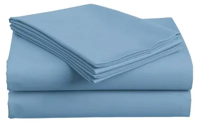 Produktbild von Baumwoll-Spannbettlaken STANDARD 140x240 cm blau