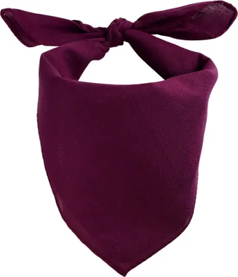 Produktbild von Bandana Tuch einfarbig blau-pflaumenblau quadratisches Kopftuch