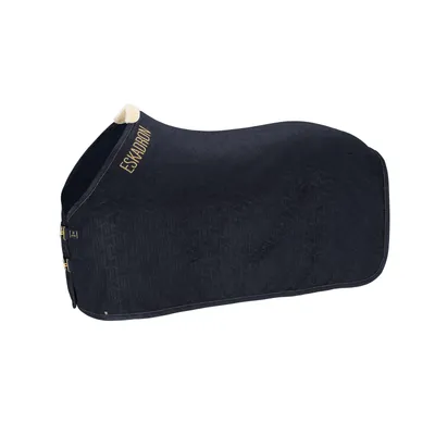Produktbild von Eskadron Abschwitzdecke " FLEECE STAMP " mit Glossy - Einfassung Farbe - navy Größe - M