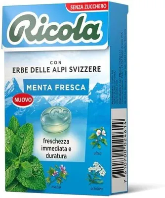 Produktbild von 20x Ricola Astuccio Menta Fresca Bonbon Minz Ohne Box 50g