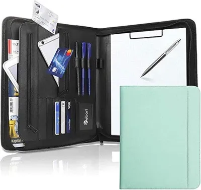 Produktbild von Famanu Schreibmappe - Business Padfolio mit Dokumentenorganizer