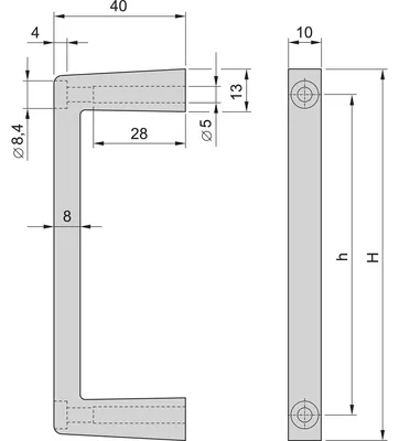 Productafbeelding van SCHROFF Voorhandgrepen - VOORHANDGREEP 3HE MULTIPACK (2x) (20860258)