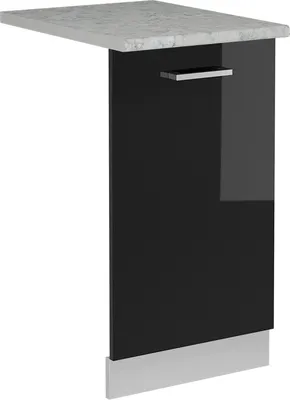 Immagine prodotto di Pannello frontale della lavastoviglie Vicco R-Line Nero lucido 45 cm , PL Marmo, Model 54954