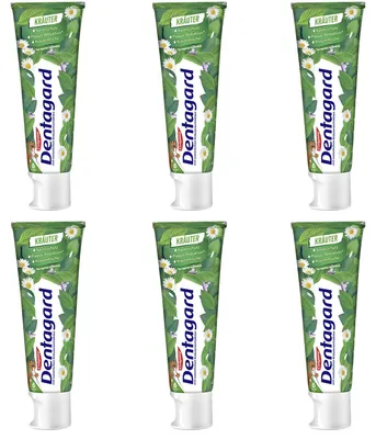 Immagine prodotto di Dentagard dentifricio alle erbe aroma naturale di erbe 75ml confezione da 6