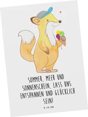 Produktbild von Mr. & Mrs. Panda Postkarte Sommer Meer Strand - Weiß - Geschenk, Küste, Emotionen, Postkarten, Ansichtskarten, Grußkarte, Küstenurlaub, bildkarte, Geschenke, Natur, am