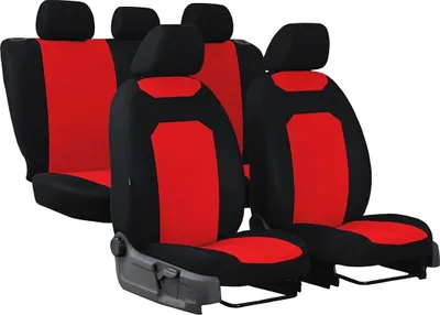 Produktbild von Autositzbezüge Universal Schonbezüge für Auto Caro, Rot