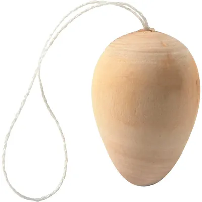Produktbild von Holz-Ei, H 40 mm, D 30 mm, 15 Stk/ 1 Btl. [HOB-544211]