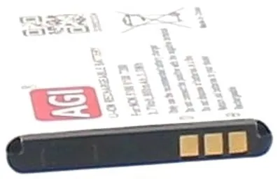 Produktbild von Akku für Tiptel Ergophone 6222 Li-Ion 3,7 Volt 750 mAh schwarz.