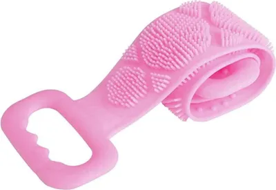 Produktbild von Silikon-Körperpeeling, Silikon-Badetuch, Massagebürste, Rückenbürste, doppelseitiger langer Streifen, Schlamm- und Aschebürste