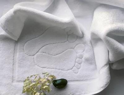 Obrázok produktu pre Rohožka 50x70 biela Hotel 650g 100% bavlna