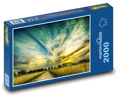 Zdjęcie produktu dla Puzzle 2000 Magiczne niebo nad krajobrazem - martinpuzzle