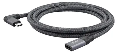 Produktbild von INF 100W USB-C Verlängerungskabel – 20Gbps Daten & 4K Video, Winkeldesign 1 Mio.