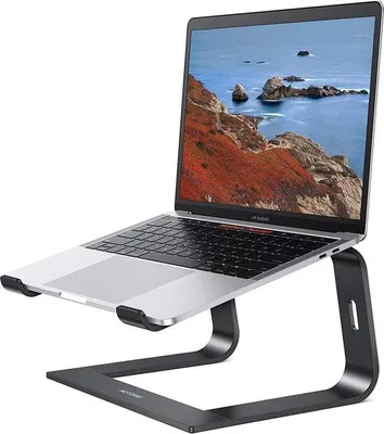 Immagine prodotto di Supporto ergonomico per laptop, rialzo ventilato per PC, nero