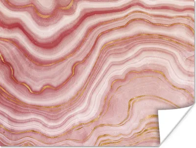 Produktbild von MuchoWow® Poster Achat - Rosa - Edelsteine - Kristall 120x90 cm - Wandbild