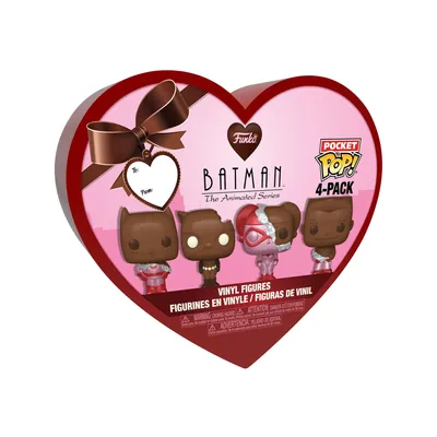 Obrázek produktu pro DC Valentines Pocket POP! Vinyl Figurka 4er-Pack Choc 4 cm
