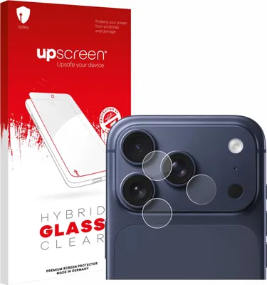 Produktbild von upscreen Schutzglas für Apple iPhone 17 Pro (NUR Kameraschutz) Schutzfolie Panzer Folie Glas Display Schutz klar