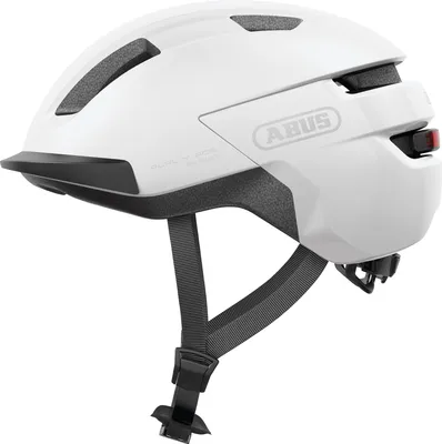 Produktbild von ABUS Fahrradhelm PURL-Y ACE mit LED-Licht – geeignet Fahrten auf E-Bike und S-Pedelec – trendiger NTA-Schutzhelm für Erwachsene und Jugendliche – Weiß, Größe L (57-61 cm)