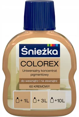 Produktbild von Farbpigment Konzentrat 60 Creme matt 100 ml zum Abtönen von Wandfarben innen/außen