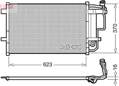 Produktbild von DENSO DCN44007 Kondensator Klimaanlage Klimakondensator für MAZDA 3 (BL) +Trockner