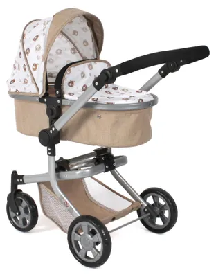 Produktbild von Bayer Chic 2000 Kombi-Puppenwagen Mika | 2in1 Buggy & Sportsitz für Puppen bis 52 cm | Höhenverstellbar 47-80 cm | Ab 3 Jahren
