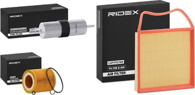 Produktbild von RIDEX Filterset Inspektionspaket Filtersatz für BMW 3 Touring (E91) 3 Limousine (E90) 3 Coupe (E92) 3 Cabrio (E93) 1 Cabrio (E88)