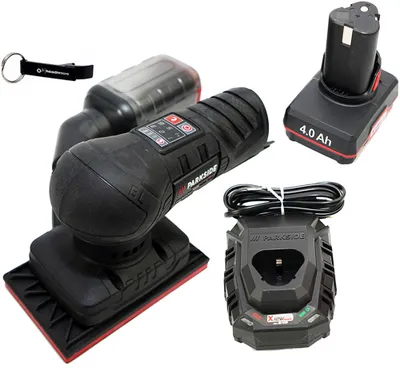 Produktbild von PARKSIDE PERFORMANCE® 12 V Akku-Schwingschleifer PASSP 12-Li / inkl. Akku (4Ah) und Ladegerät (2,4A)