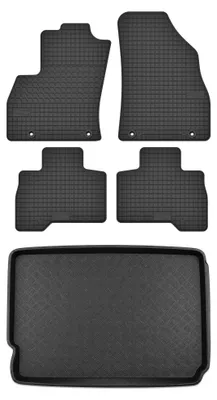 Obrázek produktu pro Gumové autokoberce SolidTread + vana kufru pro: Citroen Nemo 2008-2017 minivan 5 ks