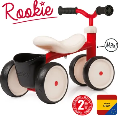 Produktbild von Smoby Rookie Rutscherfahrzeug Rot