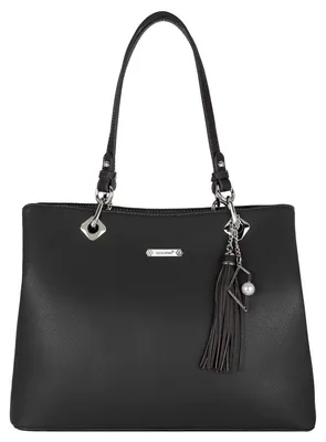 Image de Grand sac cabas - Cuir synthétique souple - Nombreux compartiments et poches