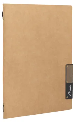 Produktbild von Securit Menü Speisekarte| Menümappe A4 Nature - Beige