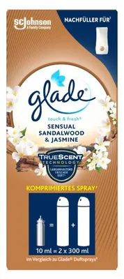Produktbild von Glade Nachfüller Bali Sandelholz und Jasmin 10ml 3er Pack