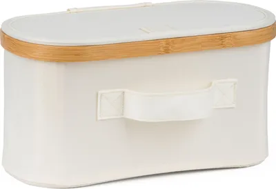 Produktbild von Aufbewahrungsbox G21 30 x 15 x 15 cm, Bambus mit Deckel, beige