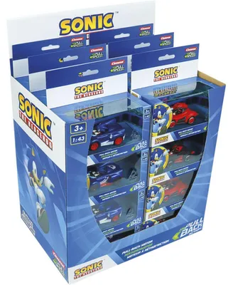 Productafbeelding van Carrera Pull & Speed - Display met diverse Sonic the Hedgehog modellen