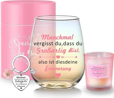 Zdjęcie produktu dla Personalizowane kieliszki do wina na prezent dla najlepszego przyjaciela 480ml