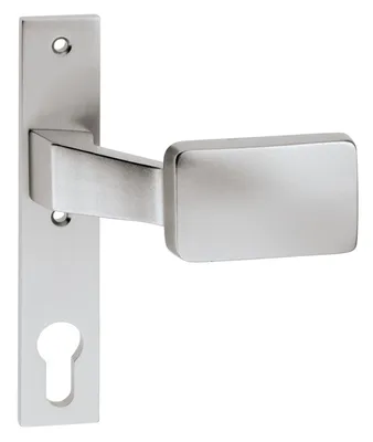Produktbild von Dieckmann Türschilder Knopfschild für Schlosskästen fest / drehbar Höhe 161mm Breite 30mm Alu F1 - 1385000001