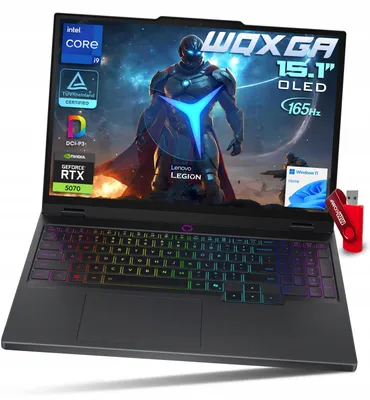 Produktbild von Laptop Lenovo Legion 5 Intel Core i9 16GB 1TB SSD WQXGA OLED RTX WYDAJNY