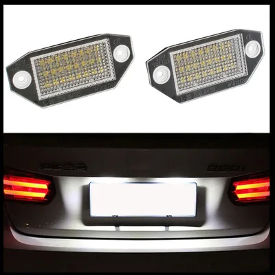 Zdjęcie produktu dla oświetlenie tablicy rejestracyjnej 2x 18 LED PREMIUM do Ford Mondeo MK3 III z lat 2000-2007