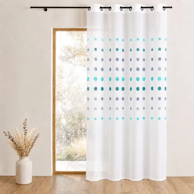 Produktbild von Organza-Vorhang mit geometrischen Punkten